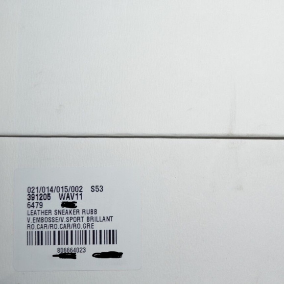 NWT AUTHENTIC BALENCIAGA MENS HITOP LEATHER SNEAKERS US 12 EU 45 - Picture 10 of 10